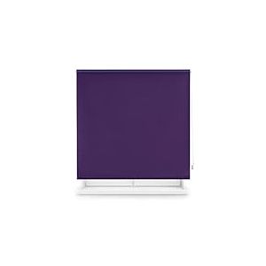 Decorblind Store Enrouleur occultant Thermique, Dimensions 120 x 230 cm de Long, Tissu 117 x 225 cm - Couleur Violet, Facile &agrave; Installer au Mur ou au Plafond
