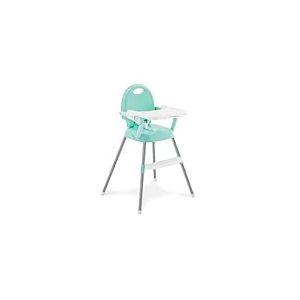 Chaise haute enfant 3 en 1 KikkaBoo SPOONY, chaise haute jusqu'à 36 mois, chaise haute évolutive, rehausseur, chaise basse, pliante, plateau amovible, menthe