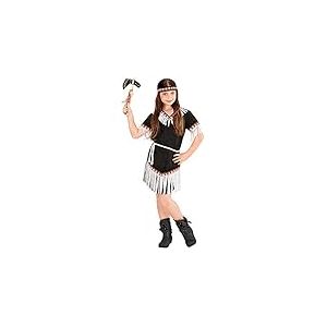 W WIDMANN MILANO Party Fashion - Costume enfant indien, robe, fille de chef, Far West, déguisements de carnaval