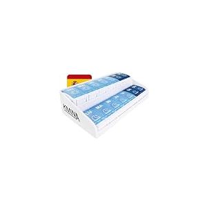 KMINA - Pilulier Semaine 7 Jours, Matin Soir, Espagnol, Grande Capacit&eacute;, Brevet&eacute;e