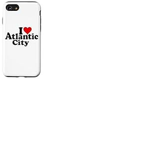 Jersey NJ I Love Heart Atlantic City Coque pour iPhone SE (2020) / 7/8