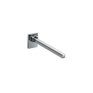 Emco Loft Poignée de Support 600 mm pour lavabo Rabattable vers Le Haut Version freinée Chromé, Plastique, Normal