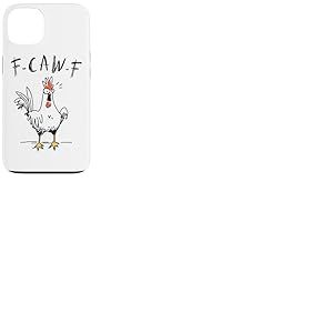 F-caw-f Poulet Rigolo Costume De Carnaval Poulet Coque pour iPhone 13