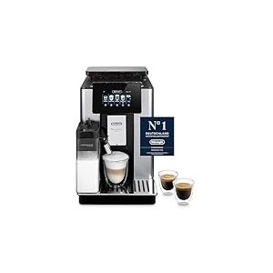 De'Longhi PrimaDonna Soul Machine a Café Grain ECAM612.55.SB, Machine Expresso et Cappucino, Technologie Exclusive Bean Adapt, Argent et Noir