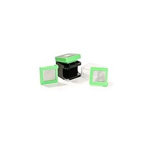 Genius Nicer Dicer Spicy A34155 Coupe-légumes 4 pièces Trancheuse à oignons Vert