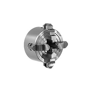 VEVOR Mandrin de Tour à 4 Mâchoires, 80 mm, Mandrin Auto-centrage Mors Réversibles, en Fonte HT300, Plage de Serrage 5-80 mm, avec Clé en T, Serrage Interne et Externe, pour Tours à Bois et Métal