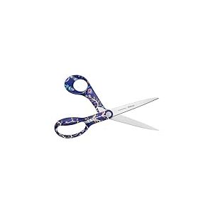 Fiskars Ciseaux X Iittala avec Design Taika, droitiers, longueur 21 cm, lames en acier inoxydable, Taika bleu, dans une boîte chic, 1071493