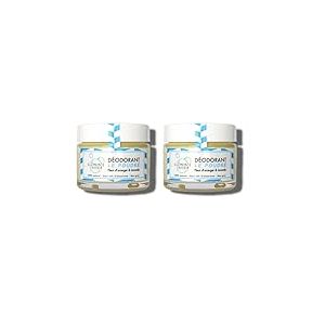 Clémence & Vivien Déodorant Crème Poudré 50 g (Lot de 2)