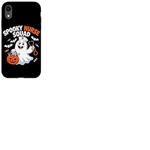 Costume d'infirmière Effrayant fantôme d'halloween – Costume d'infirmière Mignon Coque pour iPhone XR