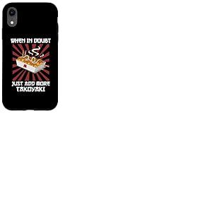 Takoyaki vintage en cas de doute Amateur de cuisine japonaise Takoyaki Coque pour iPhone XR