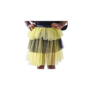Ginger Ray Tutu bourdon pour filles avec tulle jaune et noir pour anniversaires et fêtes costumées Âge : 3-5 ans