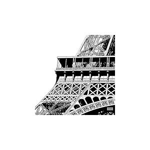 International Graphics - Image pr&ecirc;te &agrave; l&lsquo;accroche - Dominique, Massot - ''Tour Eiffel Zoom''- 30 x 30 cm - Impression directe sur verre acrylique
