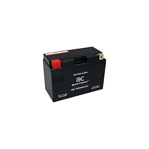 BC BATTERY Batterie de démarrage pour moto avec GEL 12V 8Ah BCT9B-4-GEL Moto&Scooter, sans entretien, scellée, préchargée, similaire à YT9B-BS