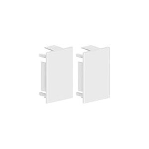 Habengut - Embouts pour le montage de la goulotte de câble - 40 x 60 mm - Blanc