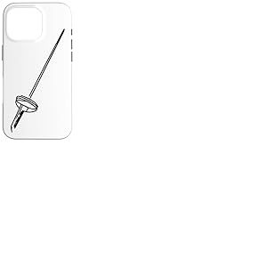 Escrime Esquisse d'escrime Équipe d'escrime Coque pour iPhone 16 Pro