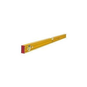 STABILA Niveau à bulle Type 80 AS, 100 cm, profilé alu renforcé, 1 fiole horizontale, 1 fiole verticale, antidérapant intégré, Made in Germany