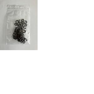Lot de 25 agrafes à Coudre Marron D28/35