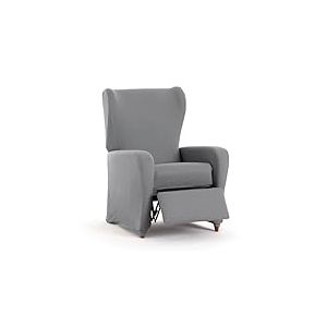 EYSA Housse de canapé bi-élastique pour Fauteuil Relax Couleur Gris Design Harlem
