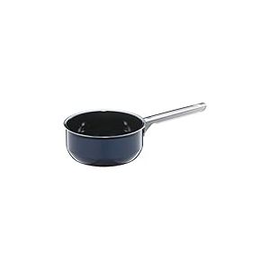 WMF Fusiontec Inspire Casserole à manche 16 cm sans couvercle, petite casserole de 1,3 l, petite casserole à pâtes, casserole à induction, céramique high-tech, anti-rayures, non revêtu, bleu foncé,