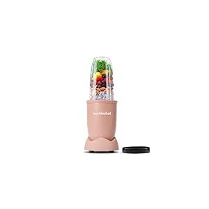 Nutribullet Pro 900 - Blender Personnel Multifonction, Smoothie, Fruits et L&eacute;gumes, Compact, Facile &agrave; Utiliser et Nettoyer, Extraction Nutriments, 900W, Rose Mat Min&eacute;ral (NB904MACL)