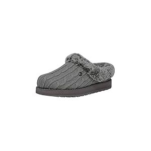 Chaussons BOBS from Sketchers Keepsakes pour femme - Motif ange de glace, Gris (charbon), 36 EU