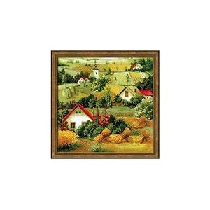 Riolis Kit de Point de Croix Motif Paysage Serbe kit15.75-inch x 15.75-inch de 10, Acrylique, Multicolore