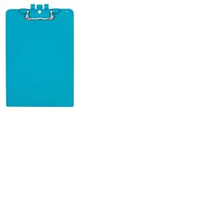 Snopake 15887 Porte-bloc A4 avec porte-stylo, pince ergonomique en métal robuste et trou de suspension Turquoise
