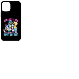 Funny All The Pretty Girls Squat Like-This Attrape-Balle Molle Coque pour iPhone 12/12 Pro