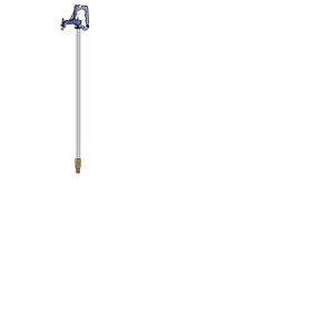 VEVOR Bouche d'Incendie Antigel 1605 mm Robinet Extérieur de Jardin avec Profondeur d'Enfouissement 915 mm, Raccord de Tuyau G 3/4'', en Fonte Robuste, pour Irrigation de Cour, du Jardin, de Ferme