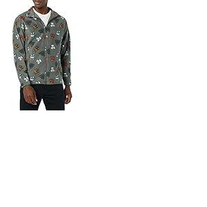 Amazon Essentials Disney | Marvel | Star Wars Veste molletonn&eacute;e en polaire avec fermeture &eacute;clair int&eacute;grale Homme, Star wars Dark vador, XXL