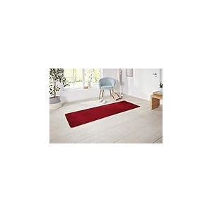 HANSE Home 101151 Tapis uni 80 x 200 cm Rouge