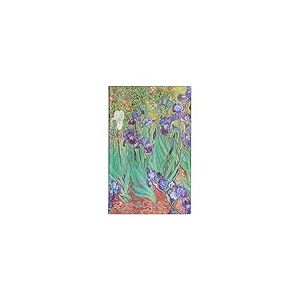 Paperblanks Agenda 12 mois Flexi 2025, Iris de Van Gogh, Horizontal - Maxi (210 mm x 135 mm), Italien
