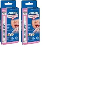 Urgo - Filmogel Dentilia - Premières Dents - Apaise les Gencives A base d'ingrédients d'origine Naturelle -, Bleu, 10 ml (Lot de 2)