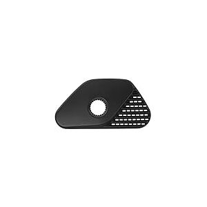 BOBIKE 8015300356 - Plaques Protection Repose-Pieds Paire pour Siège Junior Vélo Arrière Porta-Bagages One Junior, Noir