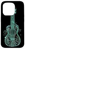 Ukulélé Dessin Guitalele Coque pour iPhone 15 Pro