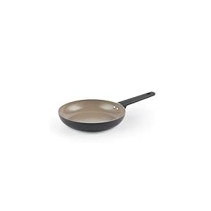 Salter BW12871EU7 Poêle à Frire en Céramique De 24cm – Antiadhésif Corps En Aluminium Recyclé, Sans PFOA Et PFAS, Convient à L'induction, Facile Nettoyer, Poignée Soft Touch, poêle omelette/œuf