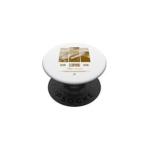 Léopard Gecko Propriétaire Streetwear Reptile Keeper PopSockets PopGrip Adhésif