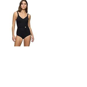 Triumph Summer Twist OP 01 Maillot de Bain One Piece, Noir, 44 Femme