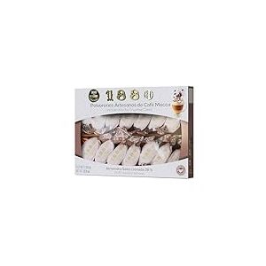 1880 &ndash; Polvorones Artisanaux au Caf&eacute; Mocca 310 g, Biscuit Sabl&eacute; Espagnol &agrave; la Texture Fondante, Ar&ocirc;me de Caf&eacute; et Amande Grill&eacute;e, Emballage Individuel, Qualit&eacute; Supr&ecirc;me