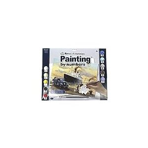 Pracht Creatives Hobby Royal Langnickel - Peinture par numéros Bateau de croisière, Activité Manuelle, contient des couleurs et des pinceaux, pour adultes et enfants à partir de 8 ans