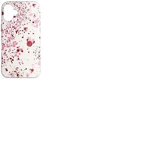Coque pour iPhone 16 Plus Disney Minnie Mouse Tête Oreilles Rose Abstrait Spatter Motif