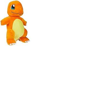 JAZWARES Peluche Pokemon Geante Charmander Salam&egrave;che 30 cm &ndash; Jouet Pokemon Nouveau 2023 &ndash; Peluche Pok&eacute;mon Licence Officielle