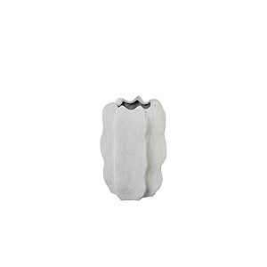 DRW Vase de Table en Forme de Cactus en c&eacute;ramique Gris Sable 33 x 21 x 21 cm