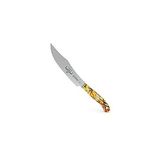 Giesser depuis 1776 - fabriqué en Allemagne - Couteau de préparation 16 cm Spicy Orange, PremiumCut Veggie No 1, couteau de cuisine, acrylique, inoxydable, couteau à griller allemand tranchant