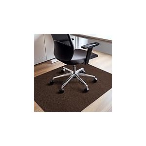 COSYLAND Tapis Chaise de Bureau 2.0, 90 X 120cm Tapis de Sol Bureau,Antidérapant Tapis Protection Sol Chaise Bureau,Protège Parquet Chaise roulettes pour Sols Durs,Tapis Fauteuil Bureau,Marron foncé