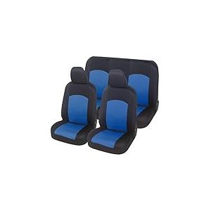 Auto Accessori Lupex - Housses de si&egrave;ge Auto universelles | Bleu Royal | Set de Housses de si&egrave;ge Avant et arri&egrave;re pour Voiture | Tissu Polyester | No SUV