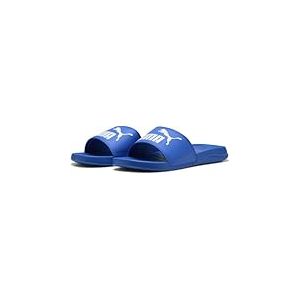 PUMA Mixte Popcat 20 Sandale Glissante, Vivid Blue White, 37 EU