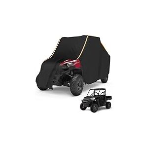 Housse Ranger 2 Places, Kemimoto UTV étanche pour Toutes Les Saisons, avec Bande réfléchissante, Compatible avec Polaris Ranger RZR. Protégez Votre SxS de la Pluie, de la Neige, de la saleté, des