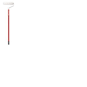 PENNELLIFICIO 2000 | Rouleau en polyamide avec tige télescopique de 200 cm, pour murs lisses et peu rugueux, dessin animé, peinture à l'eau, L 24 cm, diamètre 4,8 cm - Fabriqué en Italie