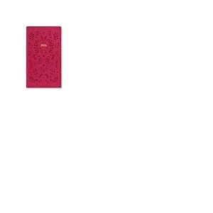 Letts of London Woodland Agenda semainier de poche 2025 Rose Format moyen